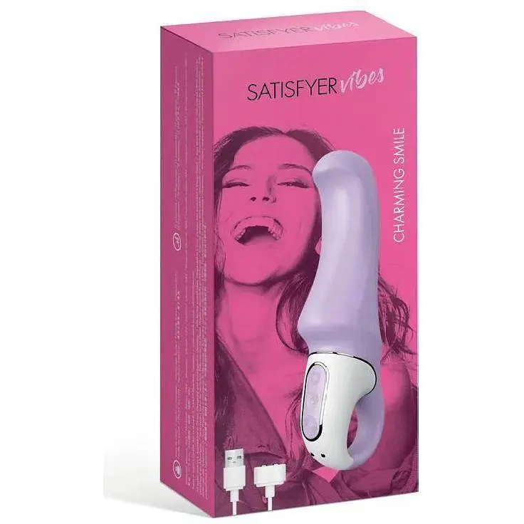 Вібратор Satisfyer Vibes Charming Smile Гнучкий стел для точної G-Spot стимуляції 12 режимів - фото 6