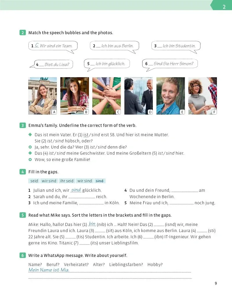 Deutsch Grammatik leicht A1 Zweisprachige Ausgabe Deutsch – Englisch - Рольф Брюзеке - фото 5
