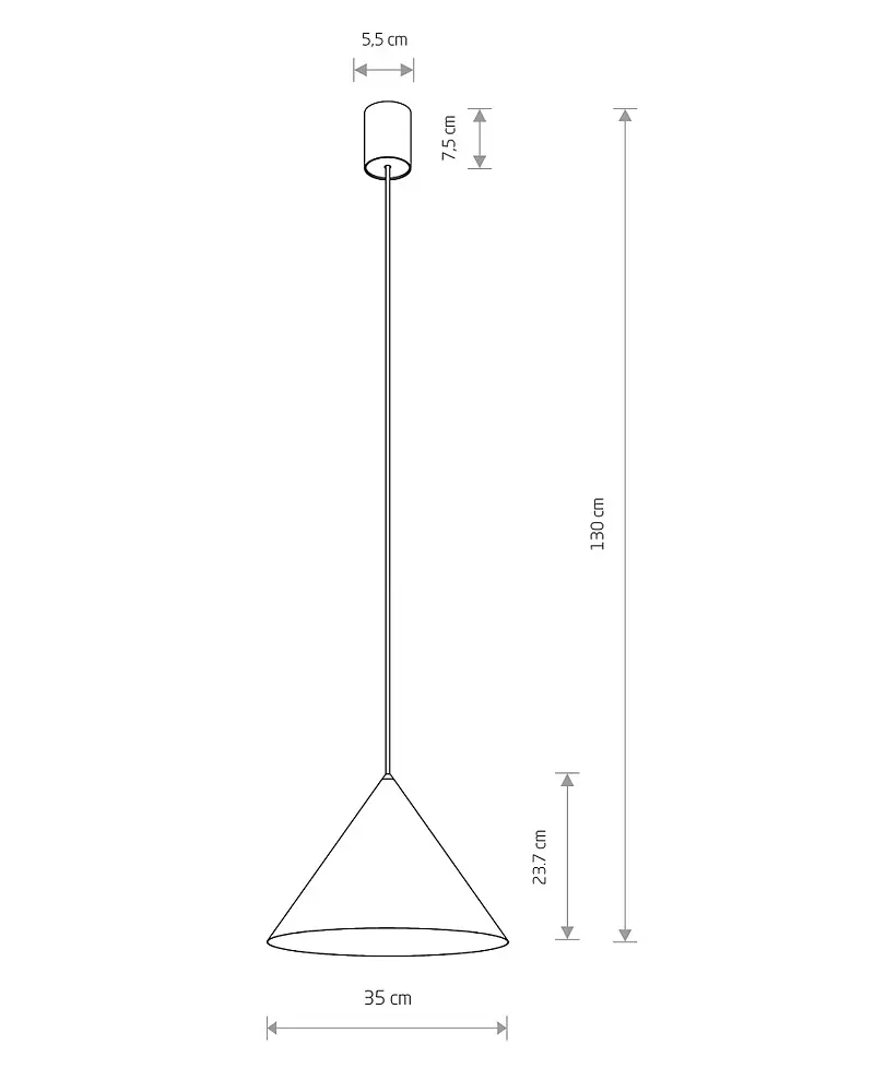 Подвесной светильник, люстра Nowodvorski 11485 Zenith M GU10 1x20W IP20 Серо-зеленый - фото 9