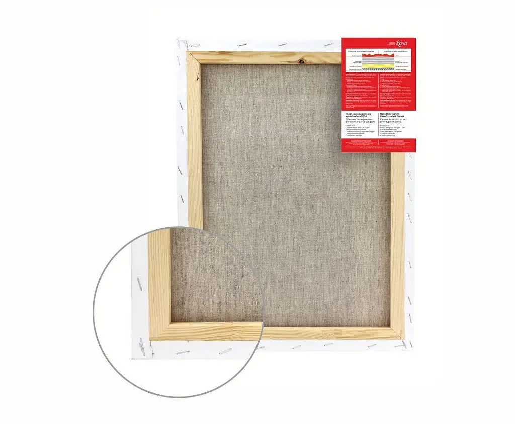 Подрамник Rosa 50×65 см модуль №1 мелкое зерно акрил лен - фото 2