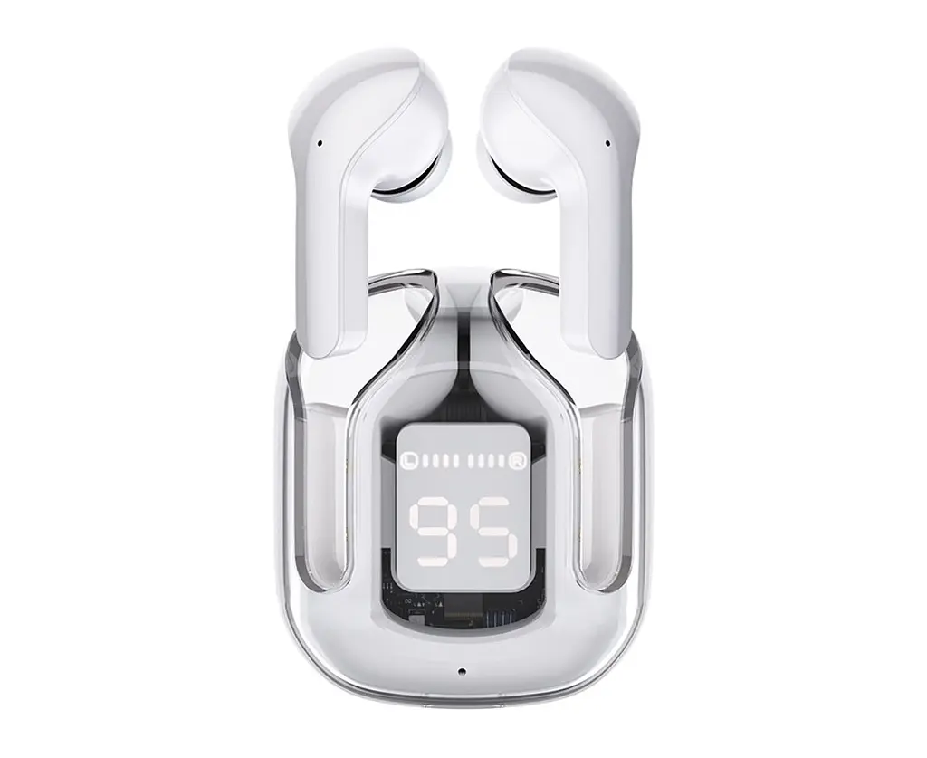 Беспроводные TWS наушники Acefast T6 вакуумные серые - фото 2