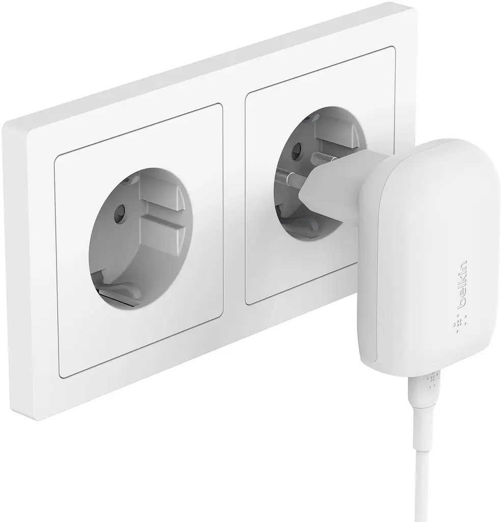Зарядное устройство для Belkin 30Вт USB-С GAN PD PPS, белый (WCA005VFWH) - фото 5