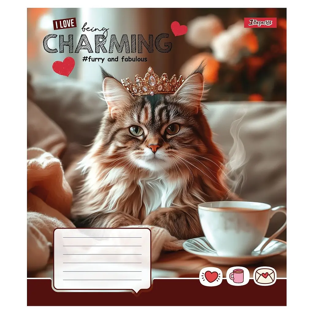 Набор тетрадей 1 Вересня Charming А5, 24 листа 20 шт. (768188) - фото 4