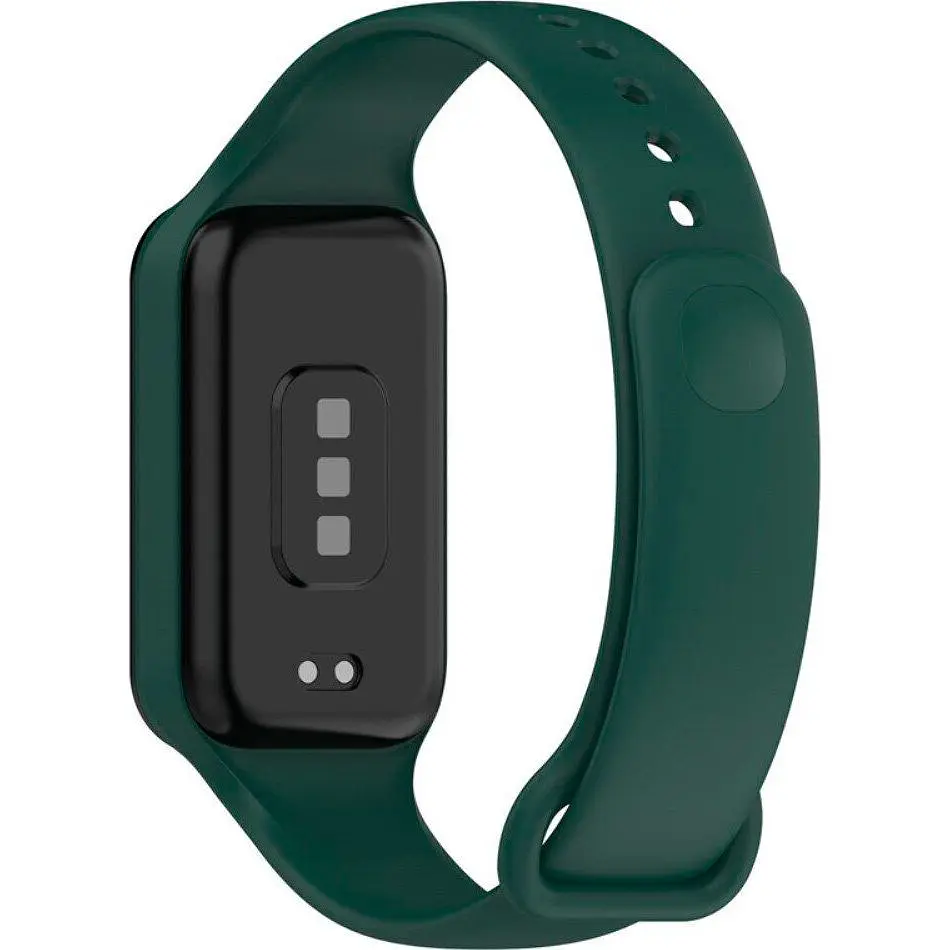 Ремінець ArmorStandart Silicone для Mi Band 8 Active / Redmi Smart Band 2 Dark Green [ARM73996] [103393] - фото 3