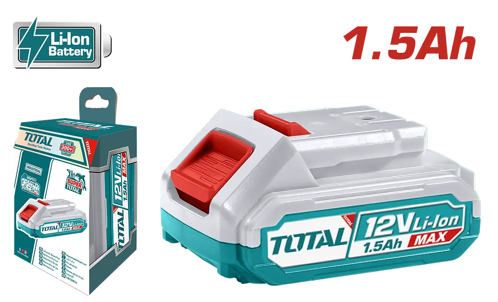 Акумулятор TOTAL TBLI12151 Li-ion 12В,1.5А (6514153)
