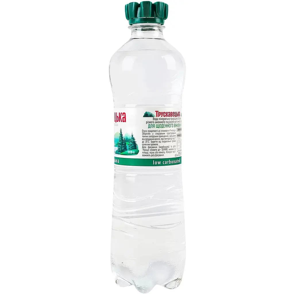 Мінеральна вода Трускавецька слабогазована 0.5 л - фото 2