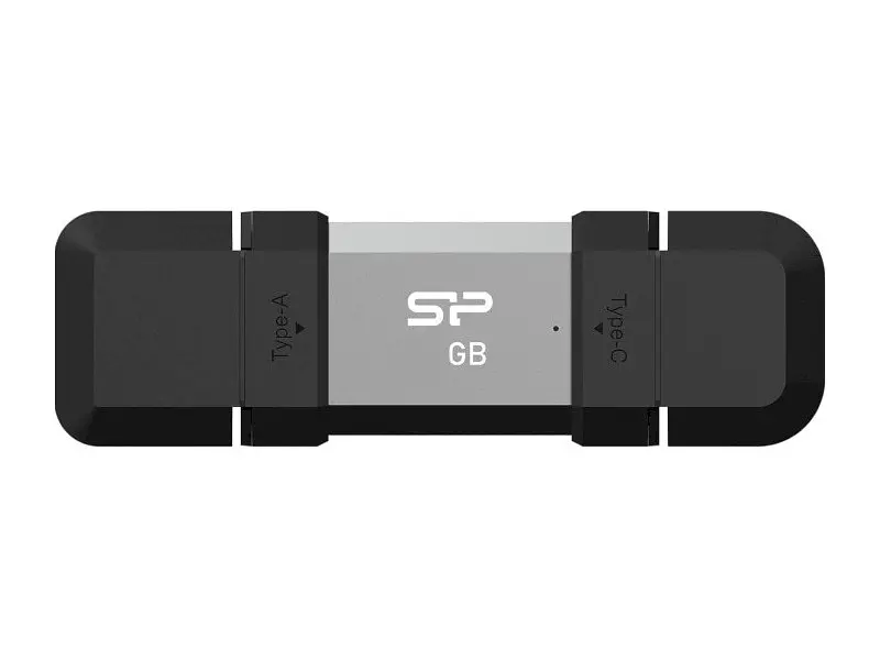 Флешка Silicon Power 64 GB Mobile C51 Silver (SP064GBUC3C51V1S) - фото 2