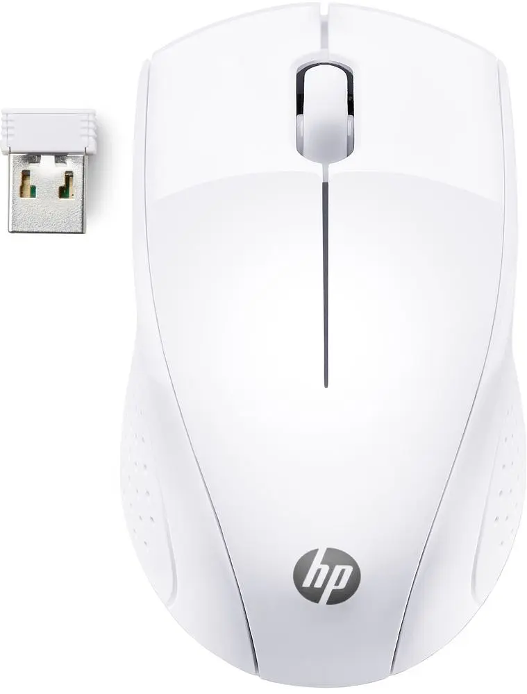 Комп'ютерна мишка бездротова HP 220 3 кн. 1600 dpi сніжно біла (7KX12AA) - фото 2