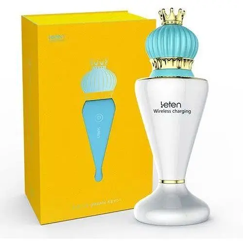 Королевский вибратор Leten Dream Key с индукционной зарядкой водонепроницаемый - фото 5