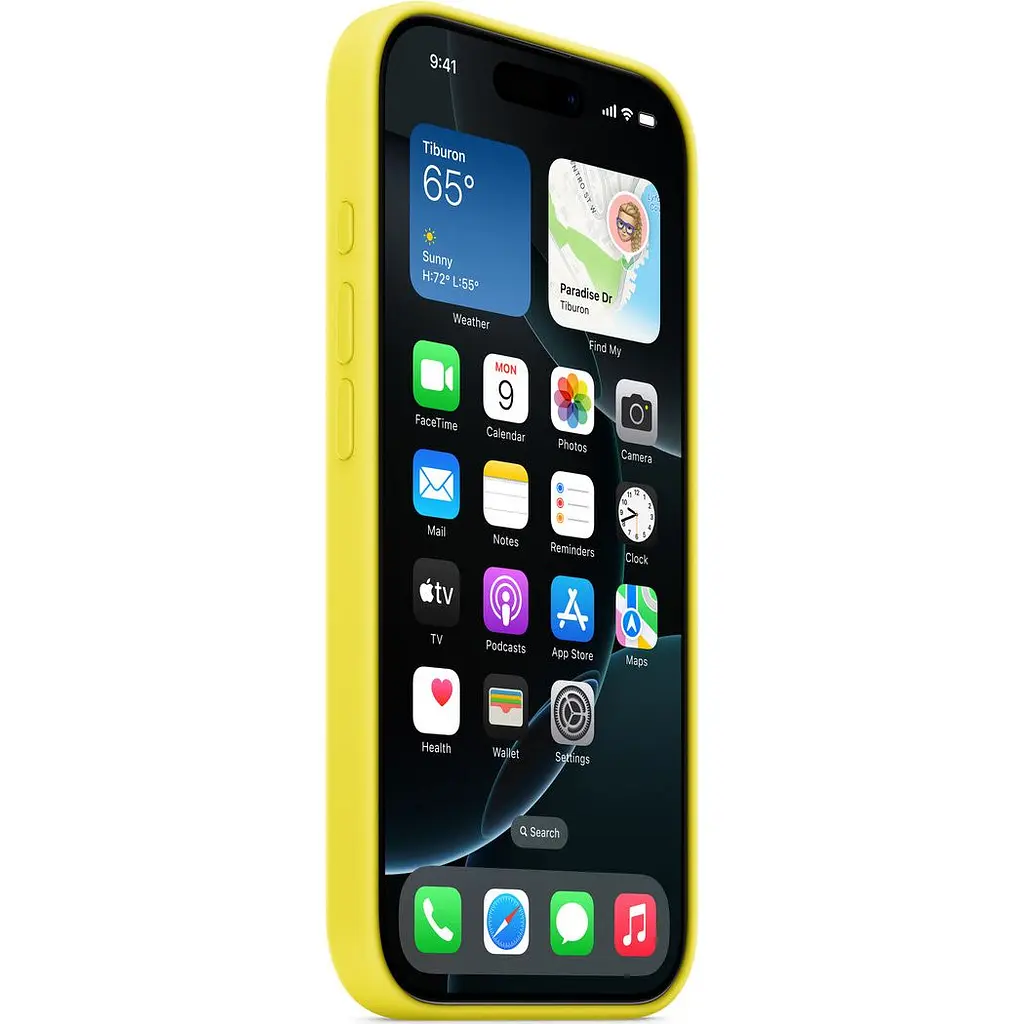 Чохол Silicone Case with MagSafe для Apple iPhone 16 Pro Max Star Fruit AAA [116583] - фото 5