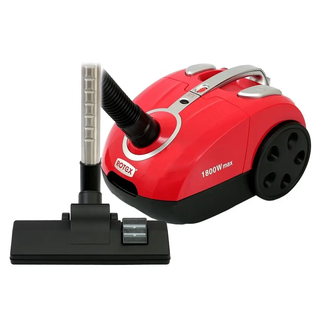 Пилосос з мішком Rotex RVB18-E Red - фото 2