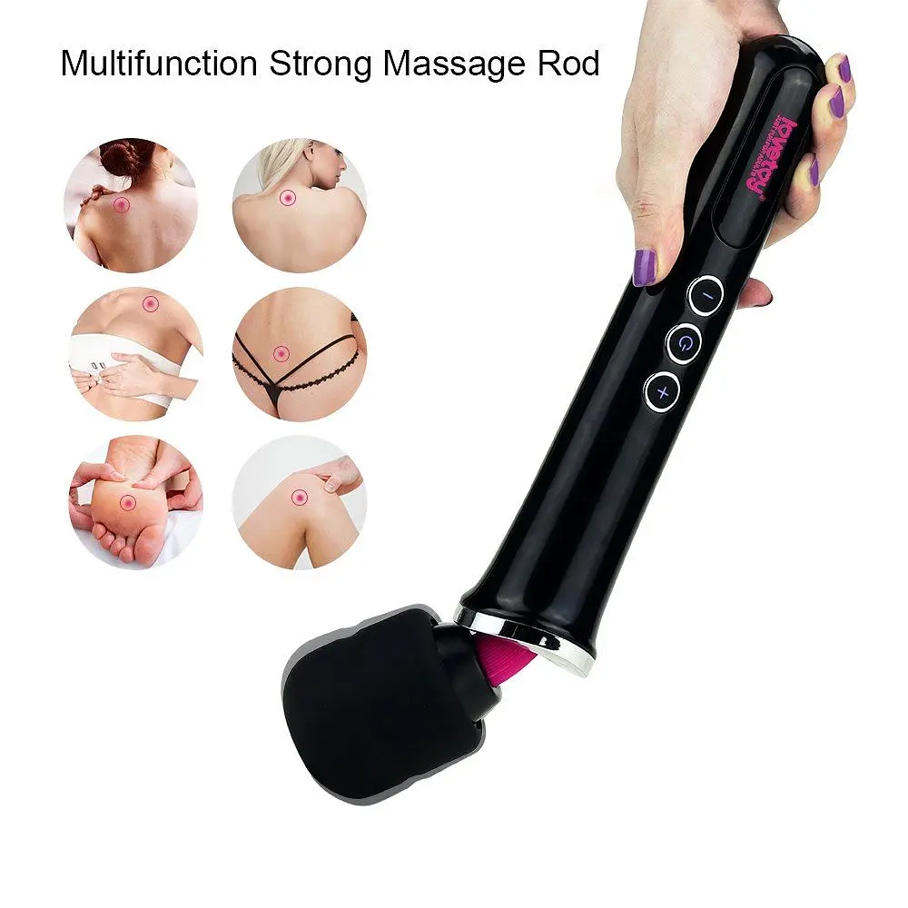 Вібратор Lovetoy Training Master Ultra Powerful Body Wand, 32 см (чорний) - фото 3