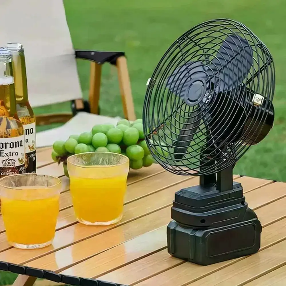 Акумуляторний вентилятор Lithium Electric Fan 48V чорний - фото 6
