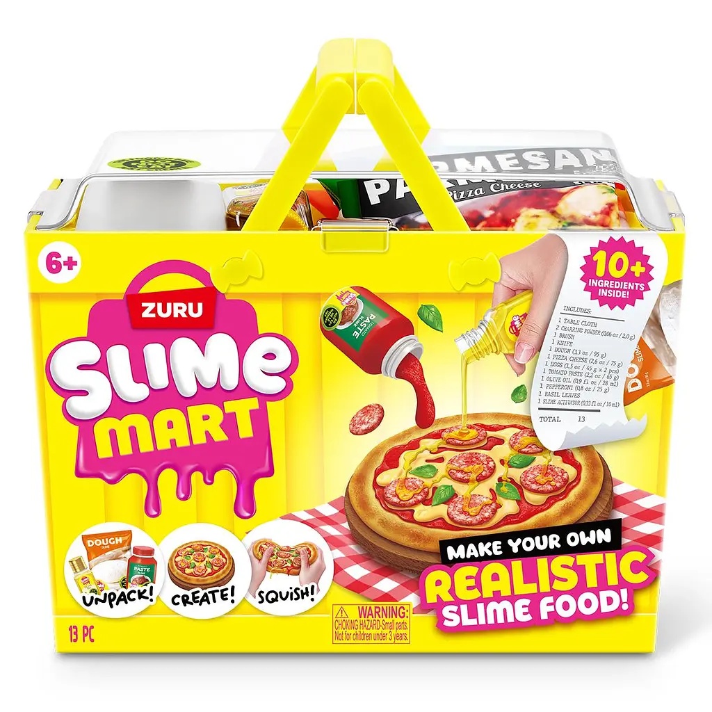 Ігровий набір зі слаймами SLIME MART серії "Shopping Basket" – ПІЦА Slime Mart 15905B - фото 11