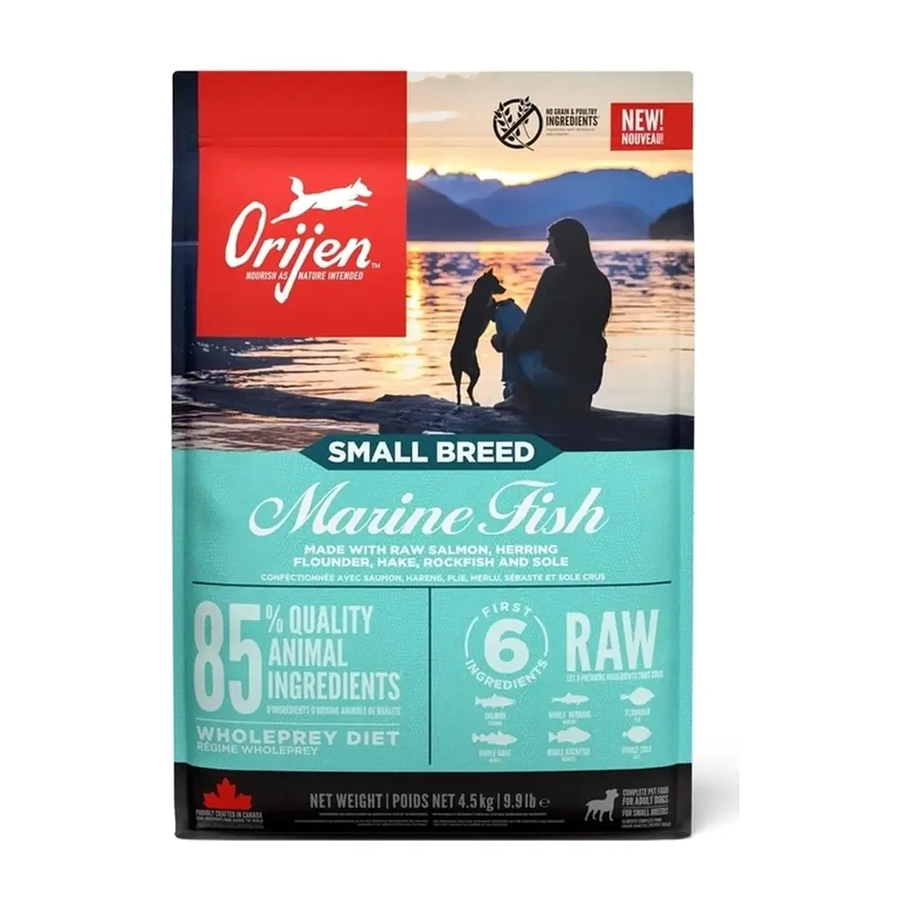 Сухий корм для собак Orijen Small Breed Marine Fish 4.5 кг (0064992722531)
