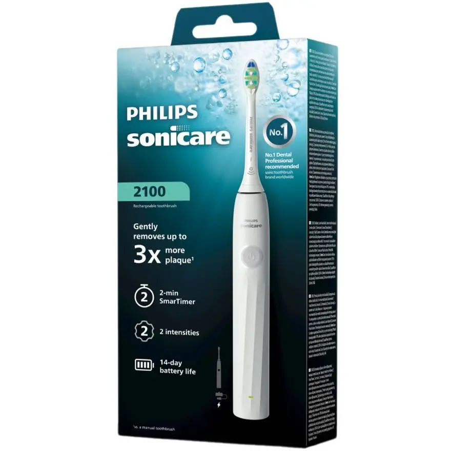 Електрична зубна щітка Philips Sonicare HX4021/01 серії 2100 - фото 2