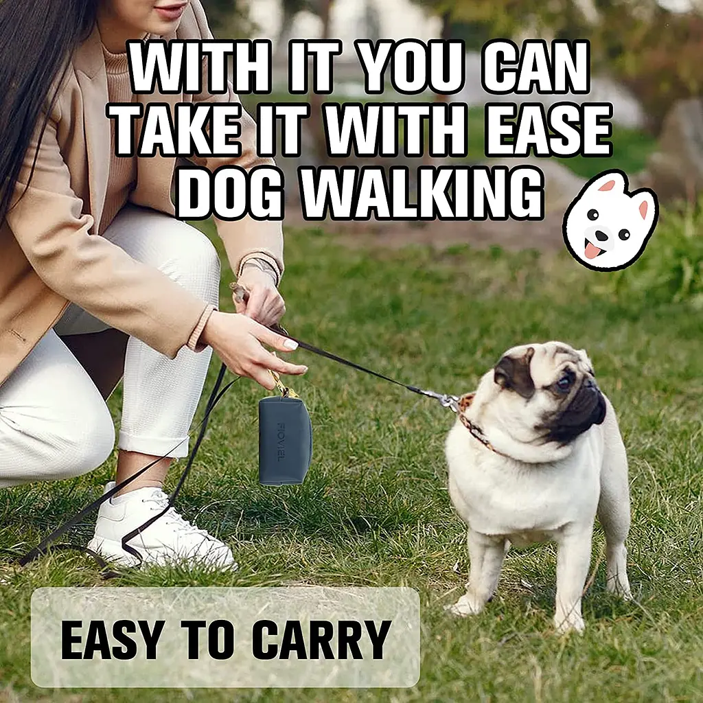 Диспенсер для біопакетів Fioviel dog poop bag dispenser синій - фото 6