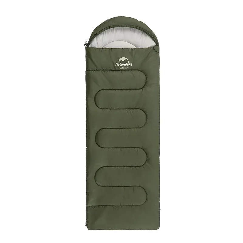 Спальний мішок Naturehike Y150L NH21MSD08, лівий, темно-зелений (6975641888758)