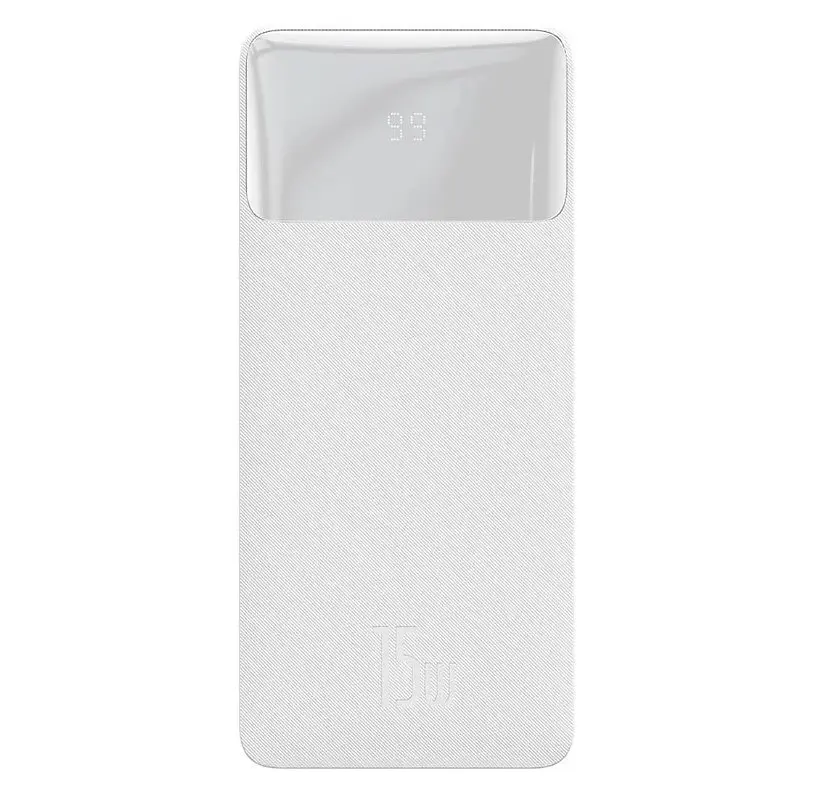 Внешний акумулятор (Power Bank) Baseus Bipow Overseas 15W 10000mAh белый PPBD050002 / PPBD10 - фото 3