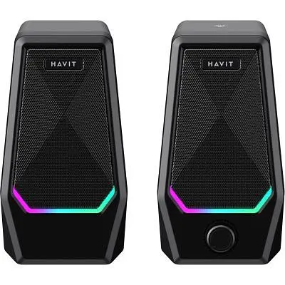 Акустична система Havit SK768 USB RGB Black (6939119042585) - фото 4