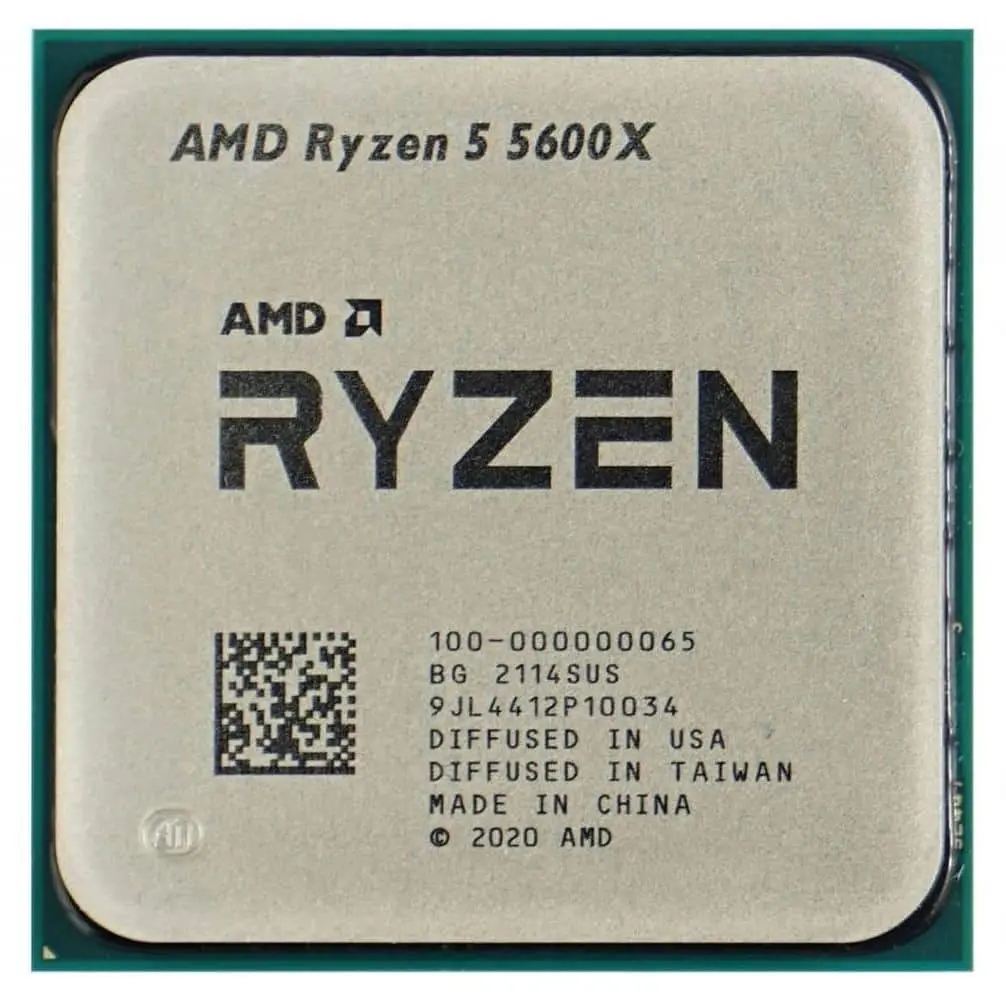 Процесор AMD Ryzen 5 5600X (100-000000065) (Socket AM4, 12T, 4.6 ГГц, Tray)