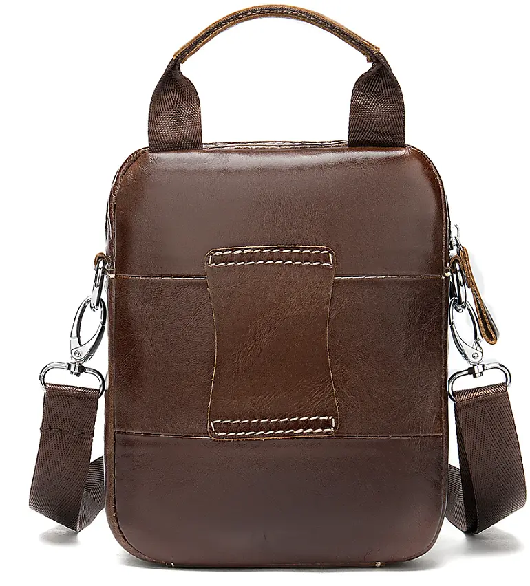 Кожаная сумка на пояс мужская Vintage 19х15,5х4,5 см acs0018177 - фото 3