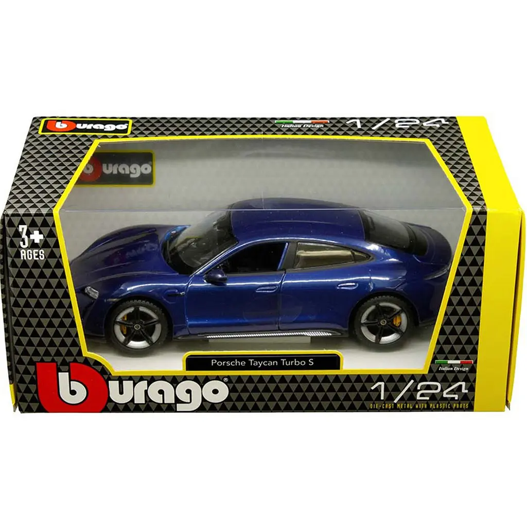 Автомодель Bburago Porsche Taycan Turbo S 1:24 в асортименті (18-21098) - фото 2