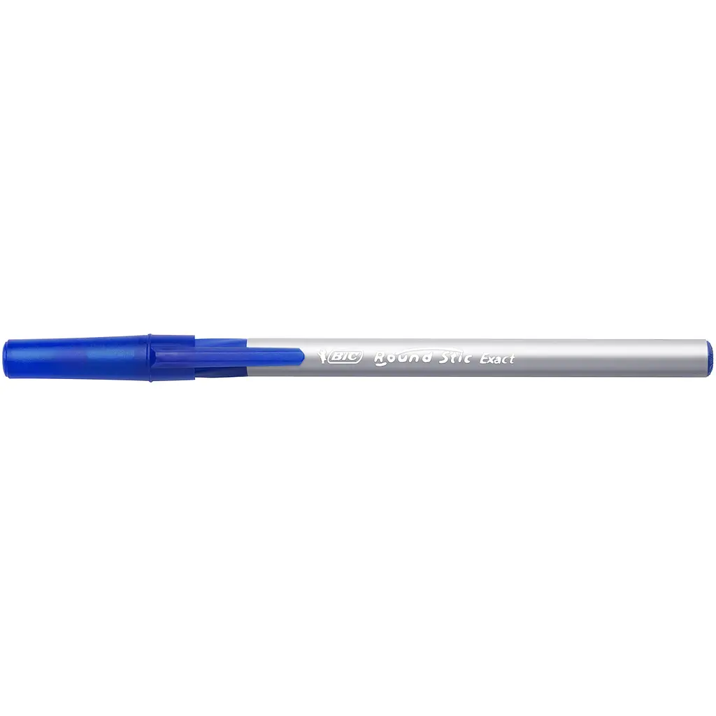 Ручка шариковая BIC Round Stic Exact 0.36 мм 8 шт. синяя (932862) - фото 5