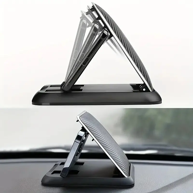 Автотримач для телефону No Brand Карбон 3.5-7" Чорний (id_2081) - фото 2