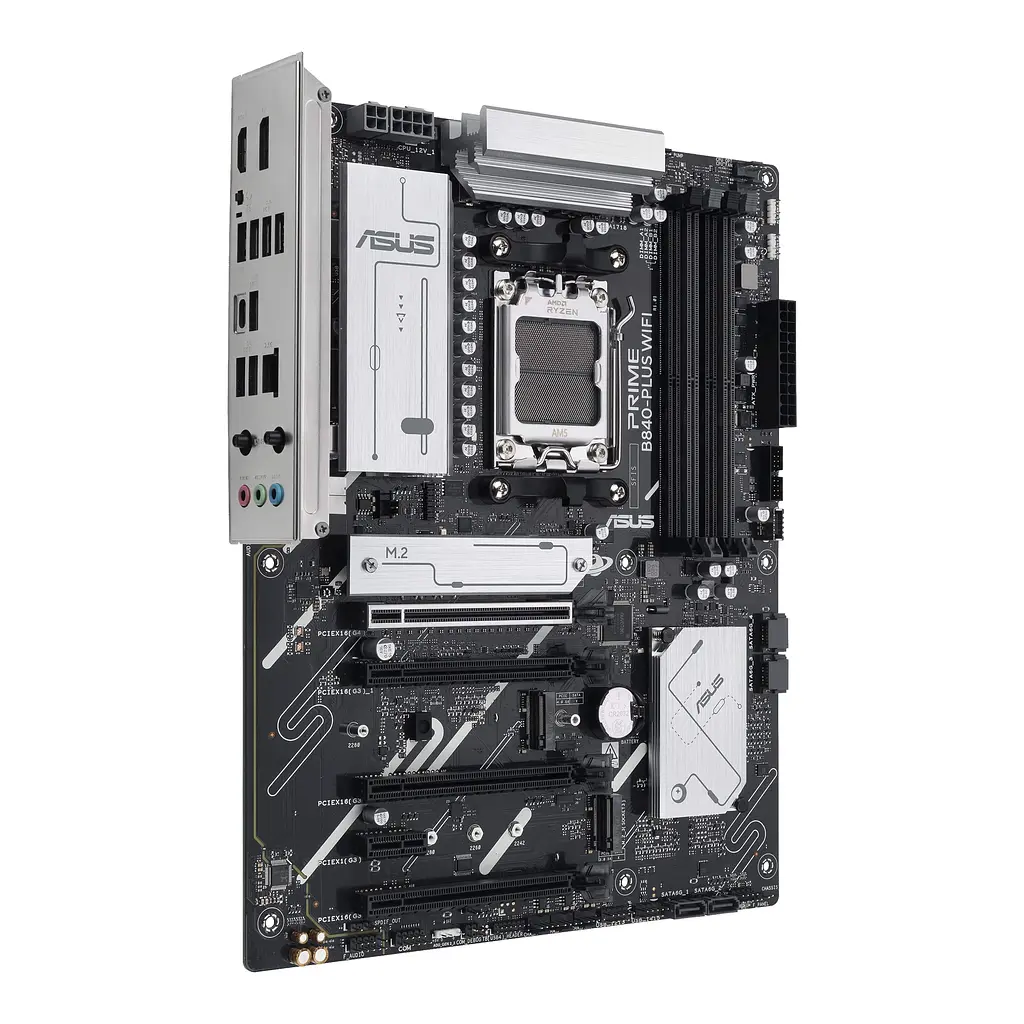 Материнcька плата PRIME B840-PLUS WIFI sAM5 B840 4xDDR5 M.2 HDMI DP Wi-Fi BT ATX Asus teh0019114 - фото 4