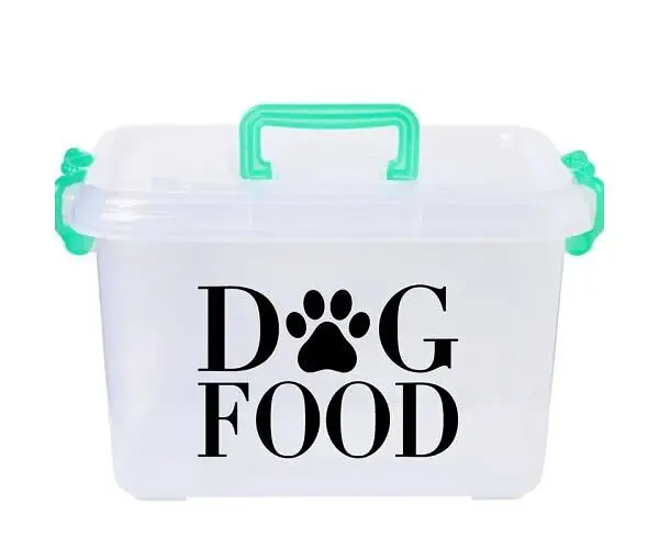 Стікер для контейнера з кормом Dog food, 180 х 110 мм - фото 3