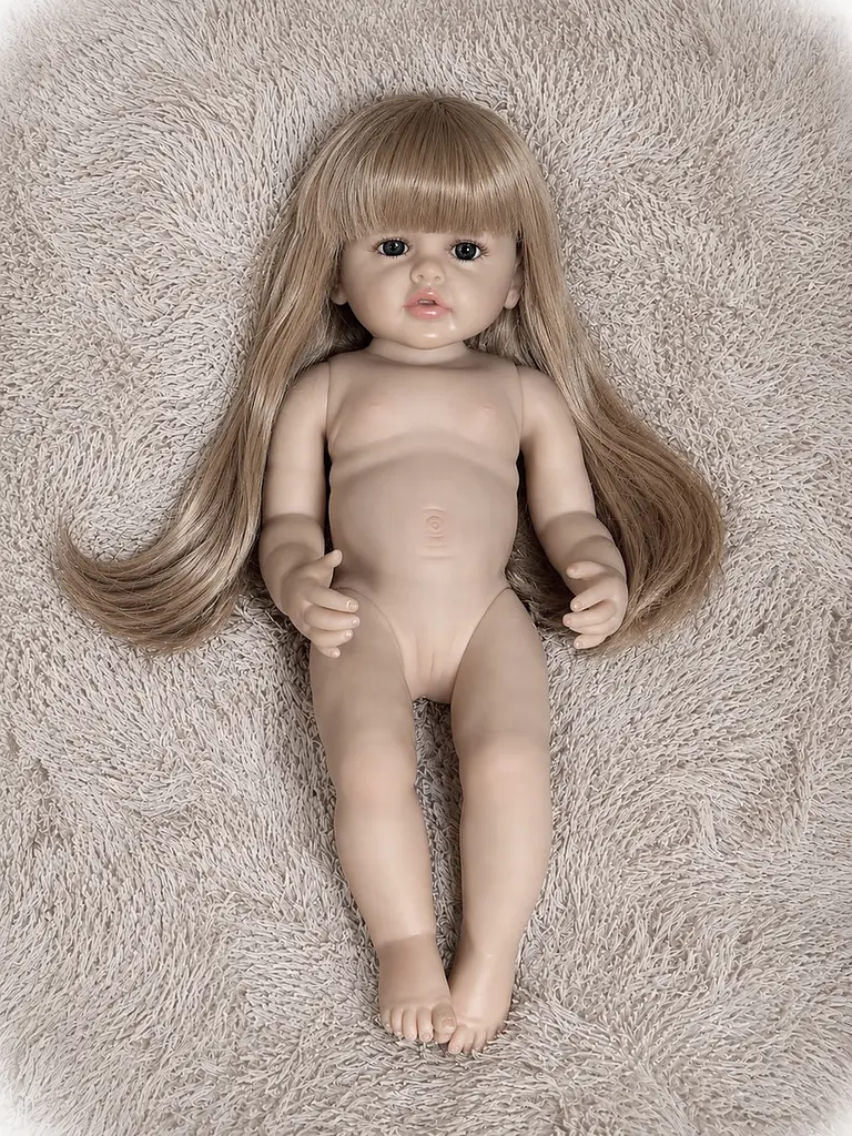 Реалістична Кукла Реборн 55 см повністю вінілова Doll Reborn Baby К0100313 - фото 3