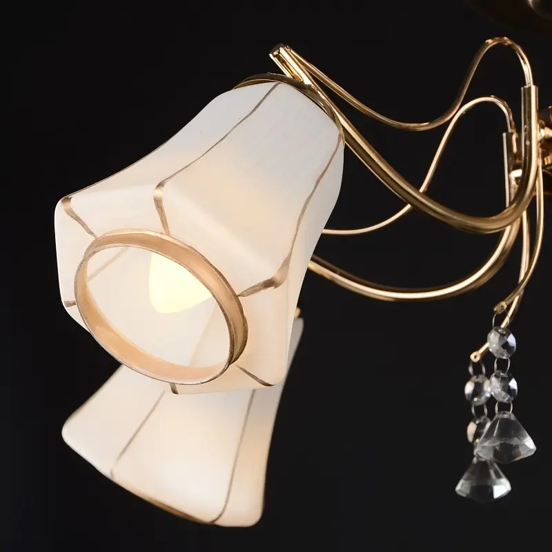 Люстра потолочная Brille классическая E14 40W G (LK-279C/5) - фото 2