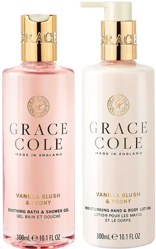  Набір для тіла Grace Cole Vanilla Blush & Peony Duo 300 мл / 300 мл - фото 2
