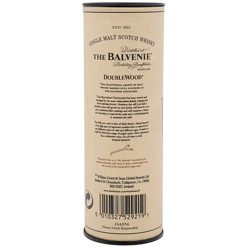 Віскі Balvenie 12 Year Old Doublewood Single Malt Scotch Whisky, 40%, 0,05 л - фото 10
