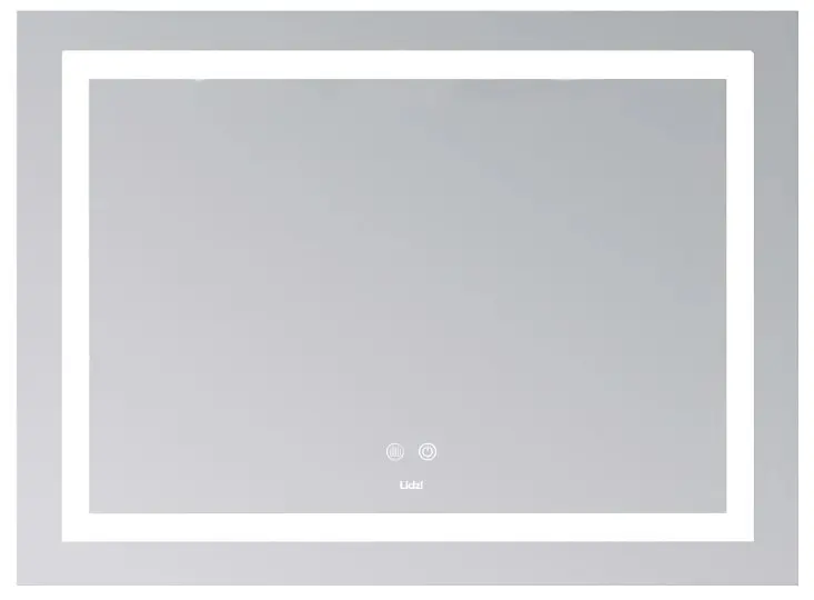 Дзеркало Lidz Kubis (KU1) 900х700 мм з LED-підсвічуванням Touch LD78LF9049070 - фото 3
