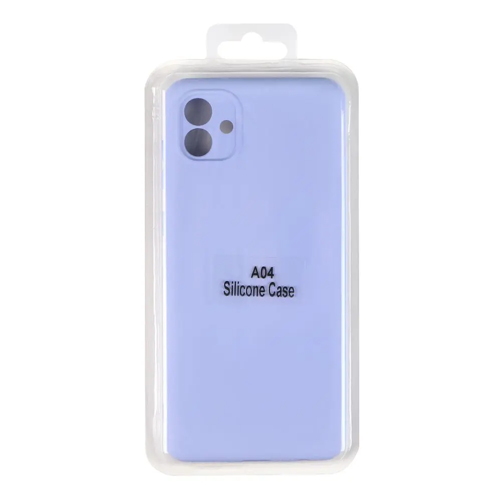 Чохол Silicone Cover з рамкою камери Samsung Galaxy A04 Lilac - фото 2