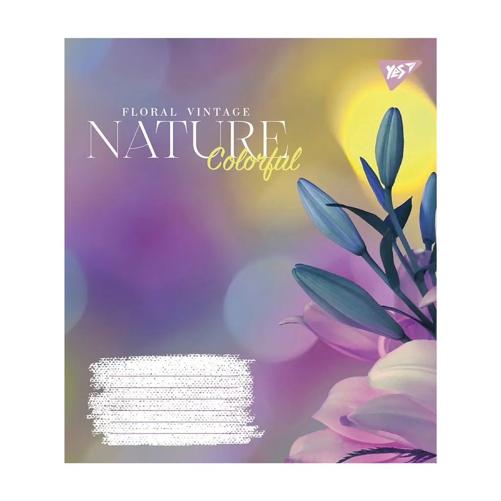 Зошит Yes А5 Nature colorful 96 аркушів лінія (767181), в асортименті - фото 3