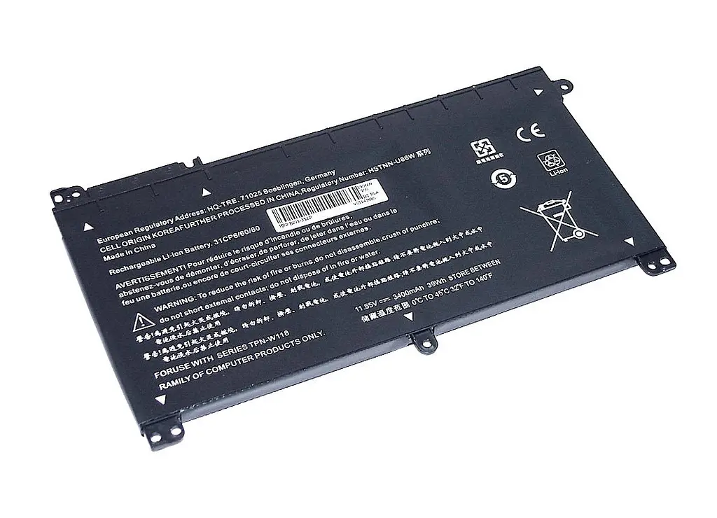 Акумулятор для ноутбука HP BI03-3S1P 11.55V Black 3400 mAh - фото 2