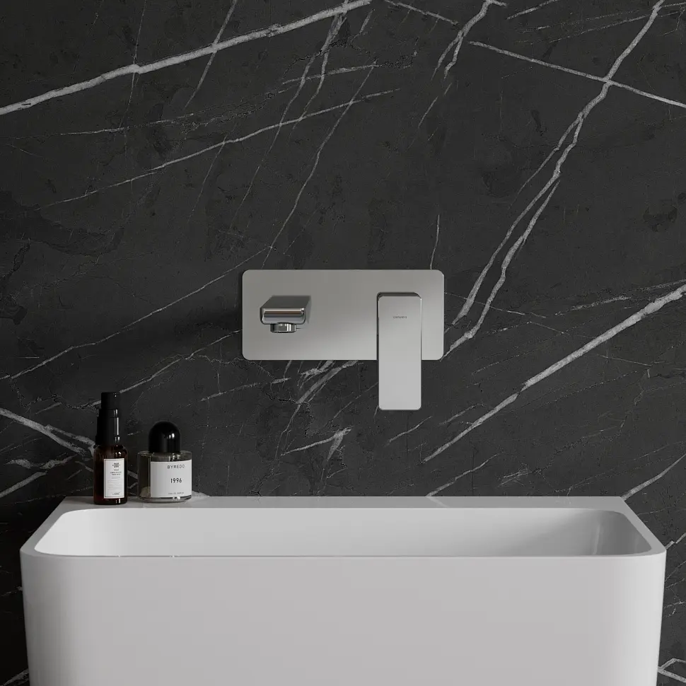 Смеситель для умывальника скрытого монтажа Omnires Parma chrome PM7415CR Хром - фото 3