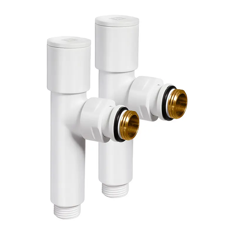 Комплект дизайн кранів Ideale Dante 1/2”x1/2” білий - фото 2