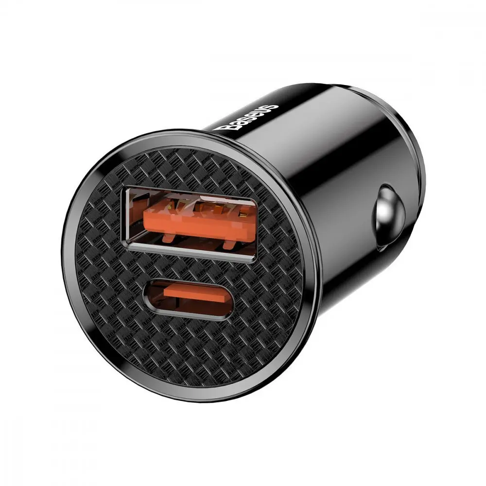 АЗП Baseus Circular Plastic 30W (USB + Type-C) - фото 5