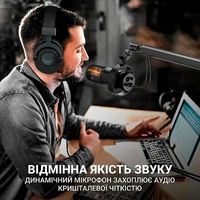 Мікрофон Fifine (T688) USB/XLR Black (T688) - фото 9