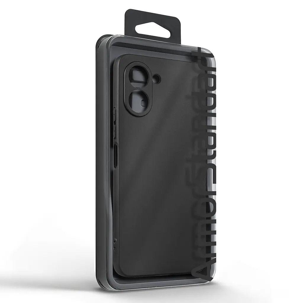 Чехол-накладка для смартфона TECNO Spark Go 3 4G (KN3) противоударный, силиконовый, термополиуретановый (ТПУ), с защитой камеры и корпуса, черный, защита всего корпуса, ArmorStandart (ARM91026) - фото 5