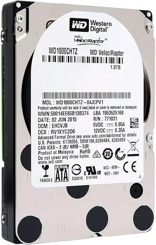 Жорсткий диск 2.5" WD VelociRaptor 1TB +перехідник на 3.5" (WD1000CHTZ) - фото 2