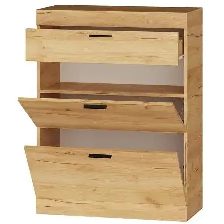 Тумба для обуви Эверест Соната ТО-800, 80х38х106 см дуб крафт золотой (EVR-2726) - фото 2