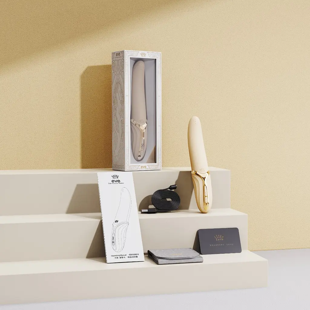 Вібратор Zalo Eve Ivory 22 см білий - фото 10