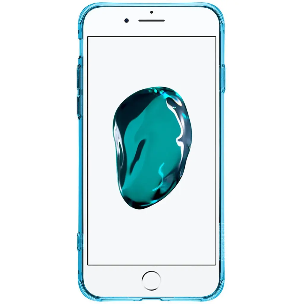 Чохол-накладка Nillkin TPU Crashproof II with Holder iPhone 7 Plus Blue - фото 5