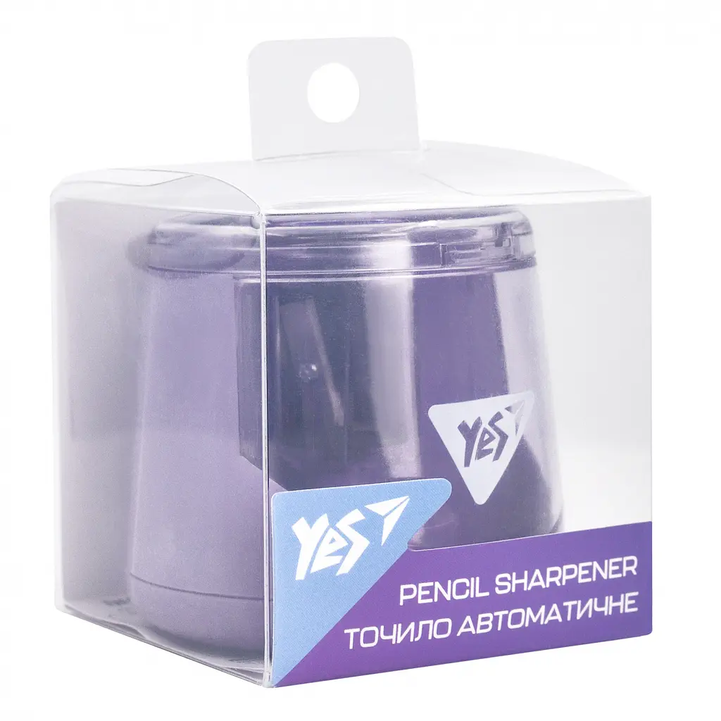 Автоматическая точилка Yes со сменным лезвием фиолетовая (620573) - фото 5