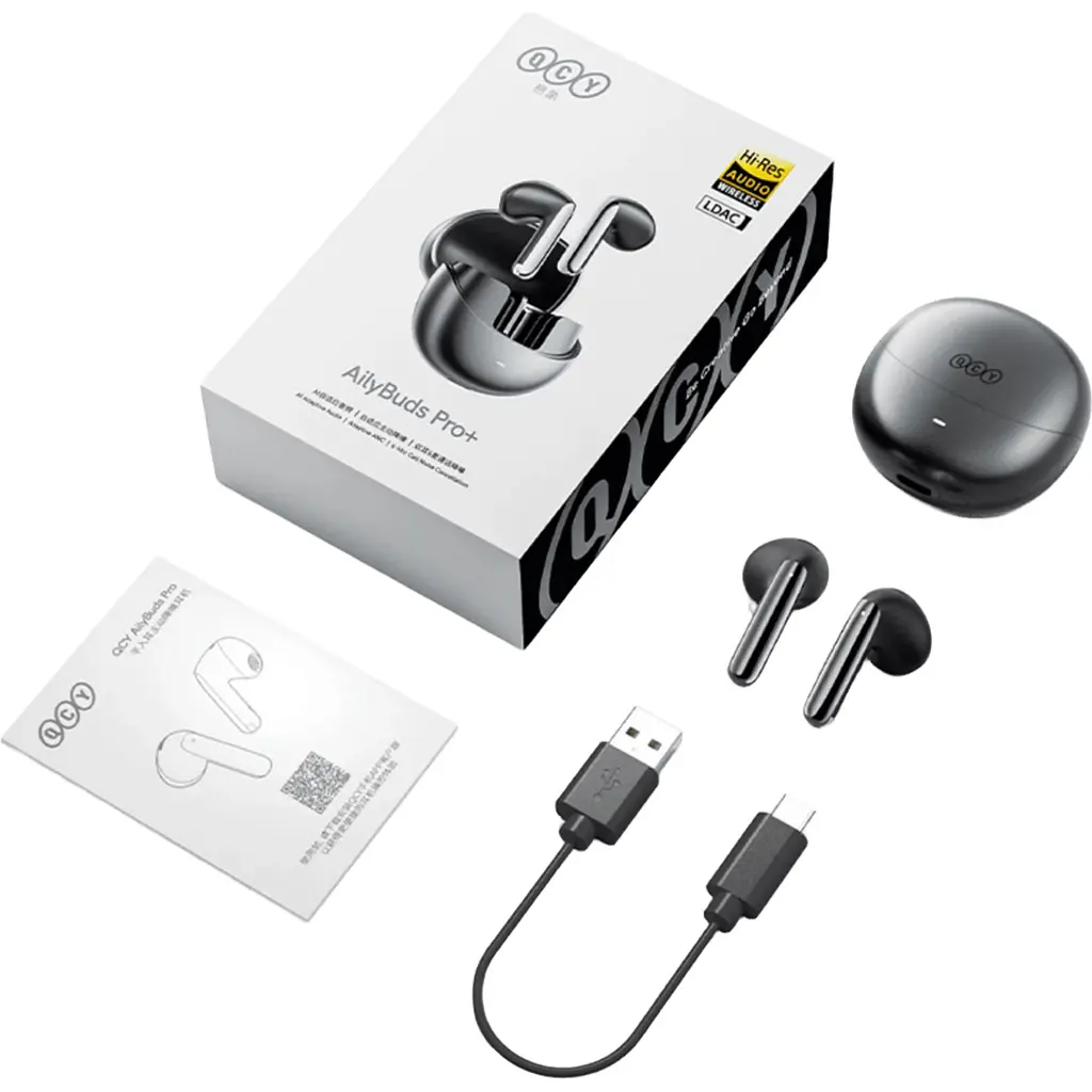 Навушники QCY HT10A+ AilyBuds Pro+ Black [122961] - фото 5